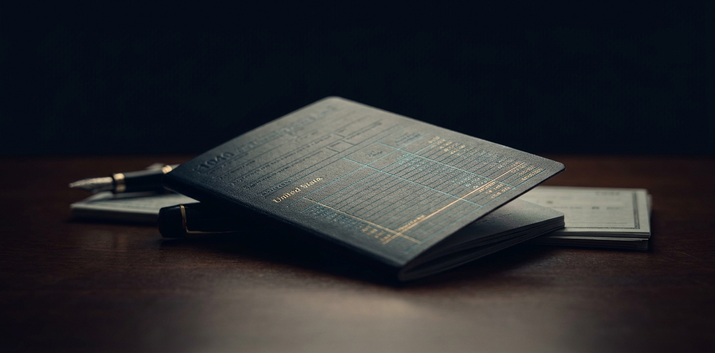 A United States passport rendered as a financial instrument